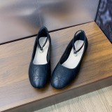 新作  ディオール 激安通販 2024早春高定シリーズ新ロゴ電気刺繍トウチェックバレエ婦人靴