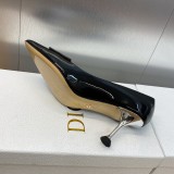 超奇跡の入荷☆ ディオール 激安通販 ファッションショーの高定La Parisienneシリーズの異形ヒールの尖った女単靴