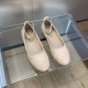 超奇跡の入荷☆ ディオール コピー 2024早春高定シリーズ新ロゴ電気刺繍トウチェックバレエ婦人靴