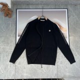 稀少 モンクレール 偽物通販 ワッペンセータースタンドカラーカーディガンコート