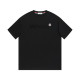 入手困難 モンクレール スーパーコピー メンズの新定番スエードプリント工芸章仔ロゴ半袖Tシャツ
