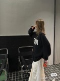 超話題! フェンディ n級品 ジャカードハイバージョンカップル定番丸首ニットセーター2色