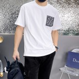 稀少 フェンディ 激安通販 の春先の最新限定ポケット装飾個性的な半袖Tシャツ2色