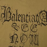 ★超人気 バレンシアガ 激安通販 2024立体シリコン刺繍半袖Tシャツ