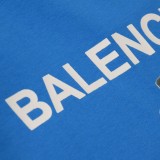 入手困難 バレンシアガ 激安偽物 アプリントアルファベットロゴカジュアル半袖Tシャツ