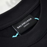 累積売上総額第１位！バレンシアガ スーパーコピー アプリントアルファベットロゴカジュアル半袖Tシャツ