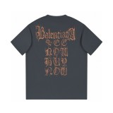 高品質 バレンシアガ 偽物通販 2024立体シリコン刺繍半袖Tシャツ
