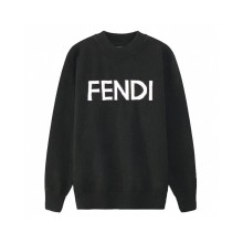 日本未入荷 フェンディ n級品 胸元アルファベットジャカード工芸ヘッダーセーター2色