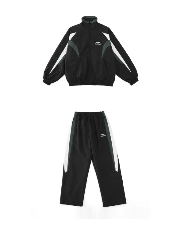 追跡付 バレンシアガ 偽物通販 パッチワーク制服スポーツスーツ