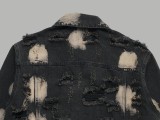 超話題! バレンシアガ コピー Balenciaga重工丸ドリル水洗いデニムジャケット