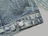 ★超人気 バレンシアガ コピーおすすめ Balenciaga重工丸ドリル水洗いデニムジャケット