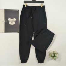累積売上総額第１位！ トミー 激安偽物 Tommyメンズギャザーパンツ定番ロゴ刺繍入り