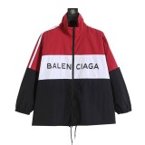 新作 バレンシアガ 激安通販 Balenciaga初代赤スプラインスローガン突撃ジャケット