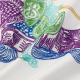 超奇跡の入荷☆ バーバリー 偽物通販 戦馬鎖立体万針刺繍工芸半袖Tシャツ