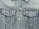 ★超人気 バレンシアガ コピーおすすめ Balenciaga重工丸ドリル水洗いデニムジャケット