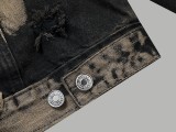 超話題! バレンシアガ コピー Balenciaga重工丸ドリル水洗いデニムジャケット