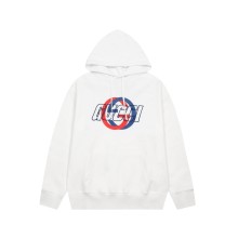 超話題! グッチ コピー 2024アルファベット刺繍プリント連帽衛衣