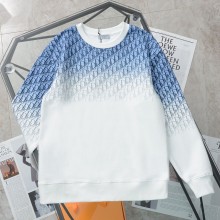 ★超人気 ディオール コピーおすすめ の新型フルプリントグラデーションインクジェットプリントカジュアル丸首パーカー