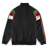 高品質 グッチ スーパーコピー の3色ストライプのプレッシャジッパーコート