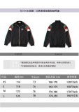 高品質 グッチ スーパーコピー の3色ストライプのプレッシャジッパーコート