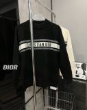【話題商品！】ディオール スーパーコピー アルファベットジャカードハイバージョンカップル定番丸首ニット羊セーター2色