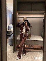 高品質 セリーヌ 激安偽物 24 SS春先新作ショート丈コートハイウエストワイドパンツスーツ