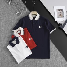 高品質 グッチ n級品 2024新作バックルダブルGコットンポロシャツTシャツ3色