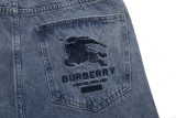★超人気 シュプリーム 激安偽物 Supreme連名バーバリーbbr連名戦馬刺繍ジーンズ