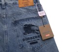★超人気 シュプリーム 激安偽物 Supreme連名バーバリーbbr連名戦馬刺繍ジーンズ