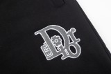新作 ディオール n級品 アルファベット刺繍リボンスプライスLoGOロゴ刺繍五分パンツ