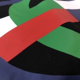 超話題! グッチ 偽物通販 2024バックルダブルGストライププリントアルファベットロゴクルーネック半袖Tシャツ