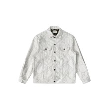 超奇跡の入荷☆ グッチ スーパーコピー アイボリーホワイトジャカードデニムジャケット