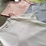 入手困難 シュプリーム スーパーコピー 胸元シンプルアルファベット立体プリント半袖Tシャツ4色