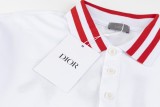 超話題! ディオール n級品 緑の小さなカロン椅子貼り抽象ロゴ刺繍重工芸polo