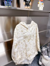 稀少 ディオール 偽物通販 リトルミツバチ春のフルプリントアルファベットコート