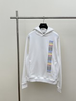 新作 ディオール 激安通販 カラー斜字ラウンドネックパーカー