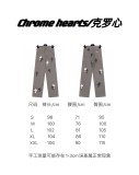 使い勝手良し クロムハーツ コピー 合皮工装ハイストリートジーンズ-