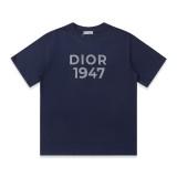 使い勝手良し ディオール 偽物通販 24 ss最新龍年シリーズ1947柄半袖Tシャツ