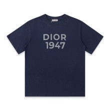 使い勝手良し ディオール 偽物通販 24 ss最新龍年シリーズ1947柄半袖Tシャツ