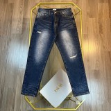 ★超人気 ディオール コピーおすすめ 刺繍プリントアルファベットコーナー同期新品重工水洗いジーンズ