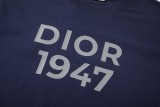 使い勝手良し ディオール 偽物通販 24 ss最新龍年シリーズ1947柄半袖Tシャツ