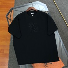 【話題商品！】ロエベ 偽物通販 2024春夏新作刺繍ロゴラウンドネックショートTシャツ