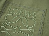 超話題! ロエベ コピー 2024 ssオックスフォード紡績ポケット刺繍シャツ