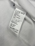 入手困難 ロエベ コピー 2024春夏新作刺繍ロゴラウンドネック半袖Tシャツ2色