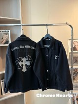 ★超人気 クロムハーツ コピーおすすめ 重工刺繍水洗いして旧デニムジャケットを作る