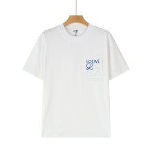 【限定】ロエベ 激安偽物 24夏の新作ポケット立体刺繍Tシャツ