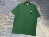 大人気 ロエベ コピーおすすめ 2024春夏新作刺繍ロゴラウンドネック半袖Tシャツ2色