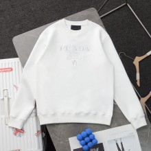 高品質 プラダ n級品 新重工刺繍アルファベットマーカー式丸首衛衣
