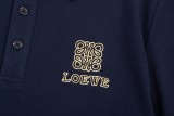 追跡付 ロエベ 激安偽物 アルファベットロゴ刺繍ポロシャツ