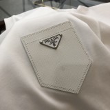 稀少 プラダ 偽物通販 PRADA2024新作ラベリングロゴ半袖Tシャツ